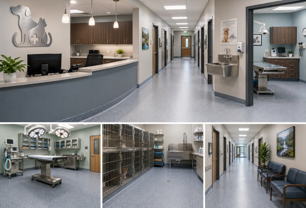 Why Heat-Weld Vinyl Flooring is a Game Changer for Fargo Healthcare & Vet Clinics